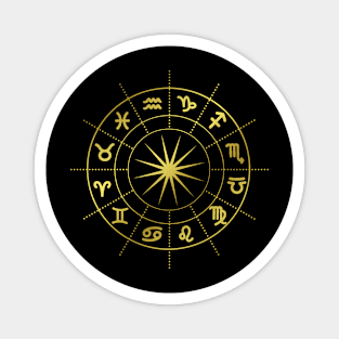 Zodiac - Star - Star sign - graphic - geometric design Magnet